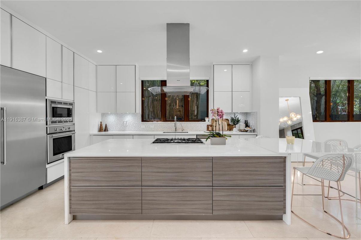 Interior, Kitchen, Recessed Lighting, Stainless Steel Appliances