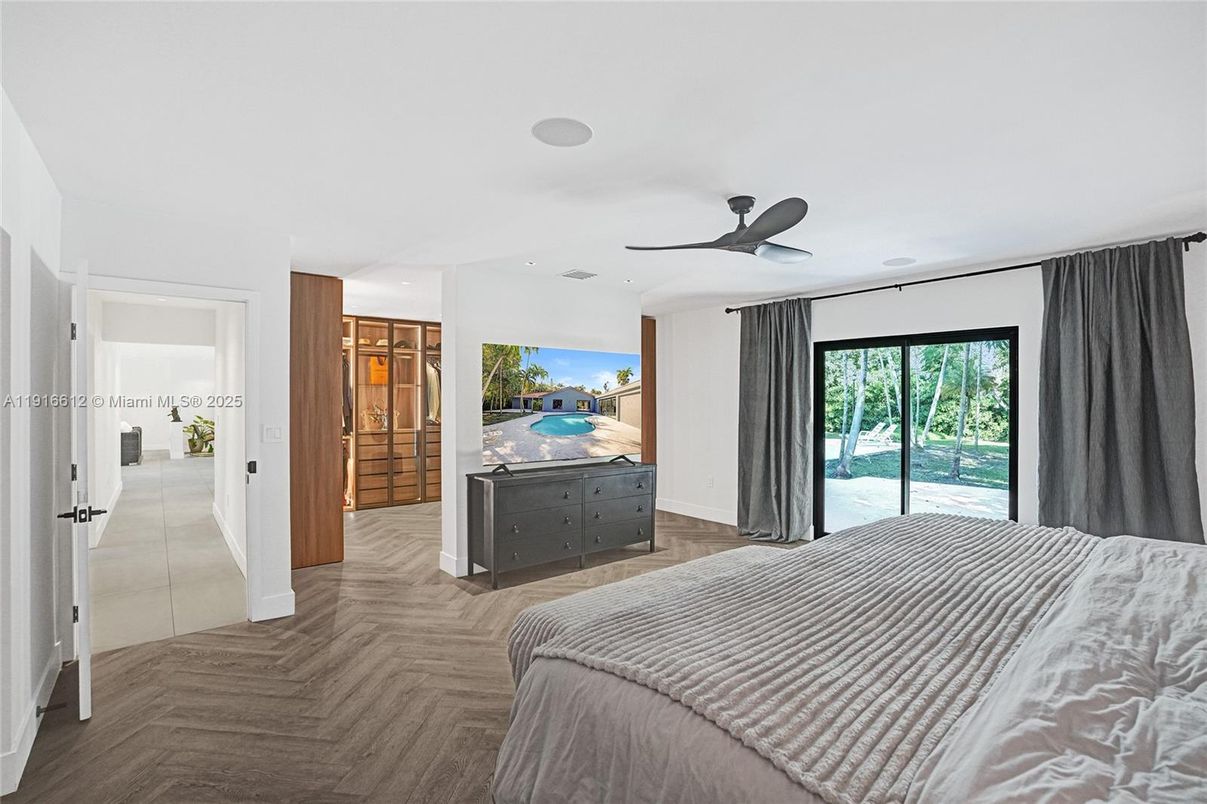 Bedroom, Interior, Wood Texture Flooring