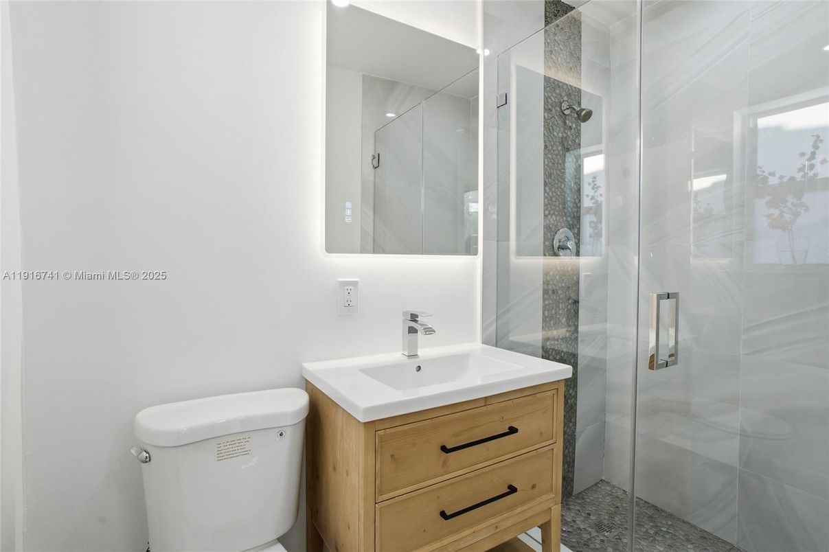 Bathroom, Glass Shower, Interior