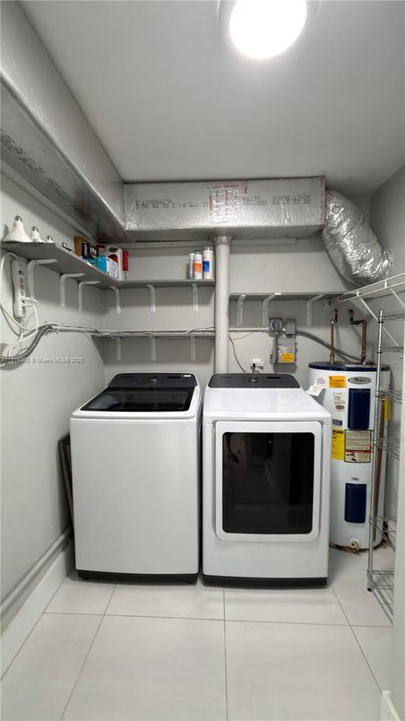 Interior, Washer