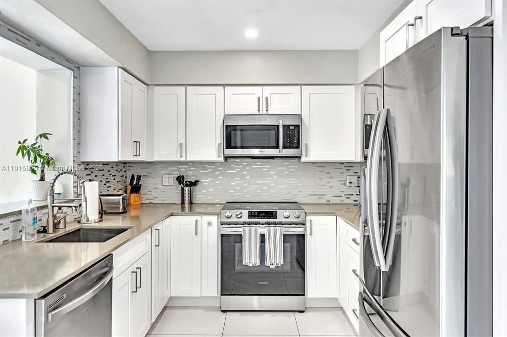 Interior, Kitchen, Recessed Lighting, Stainless Steel Appliances