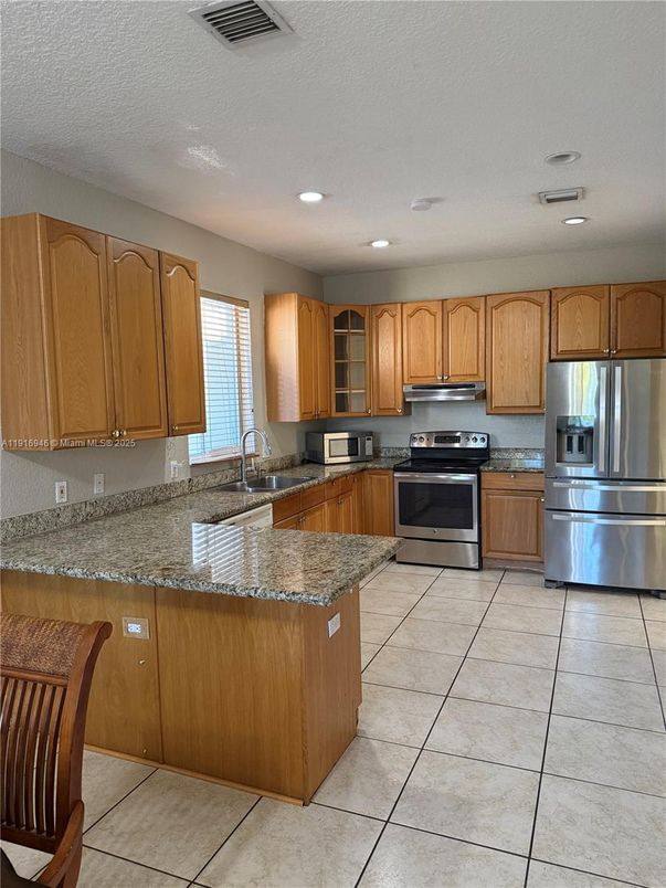 Interior, Kitchen, Recessed Lighting, Stainless Steel Appliances