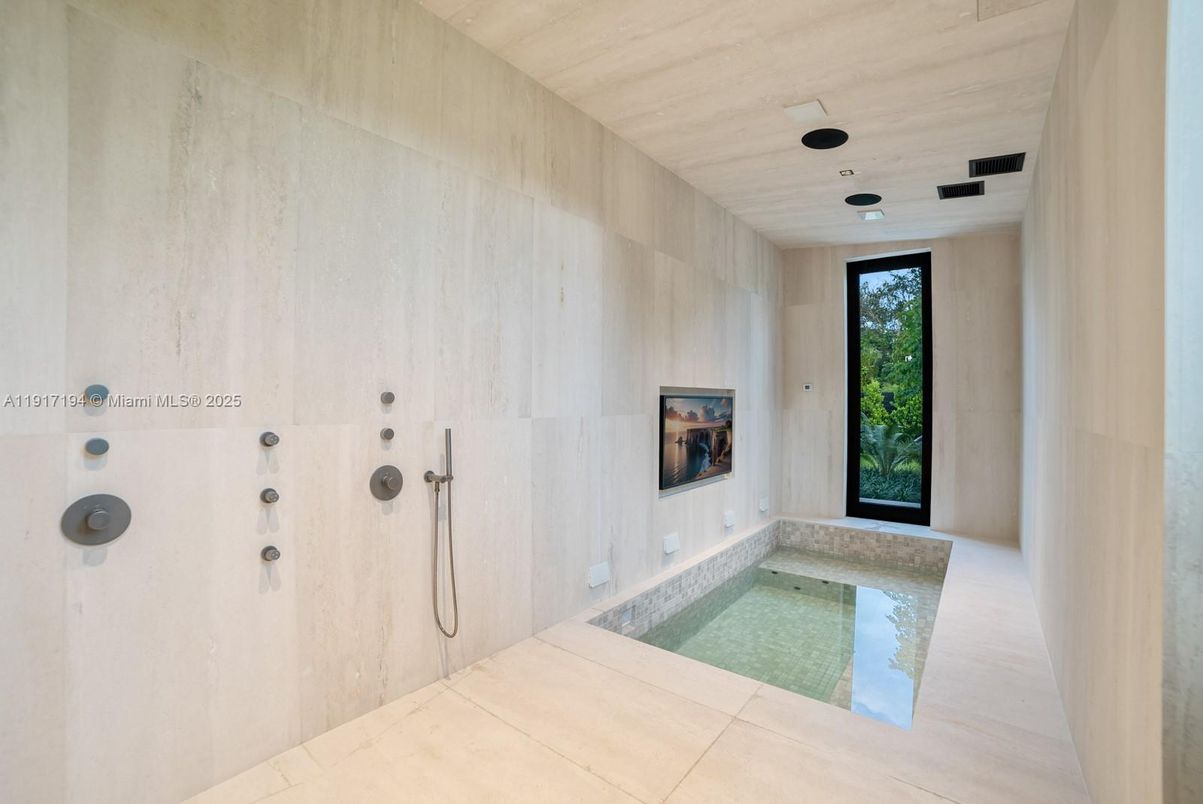 Interior, Pool, Recessed Lighting, Wooden Ceilings