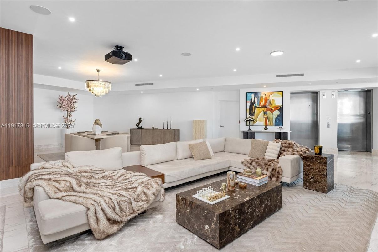 Chandelier, Dining room, Interior, Living room, Recessed Lighting