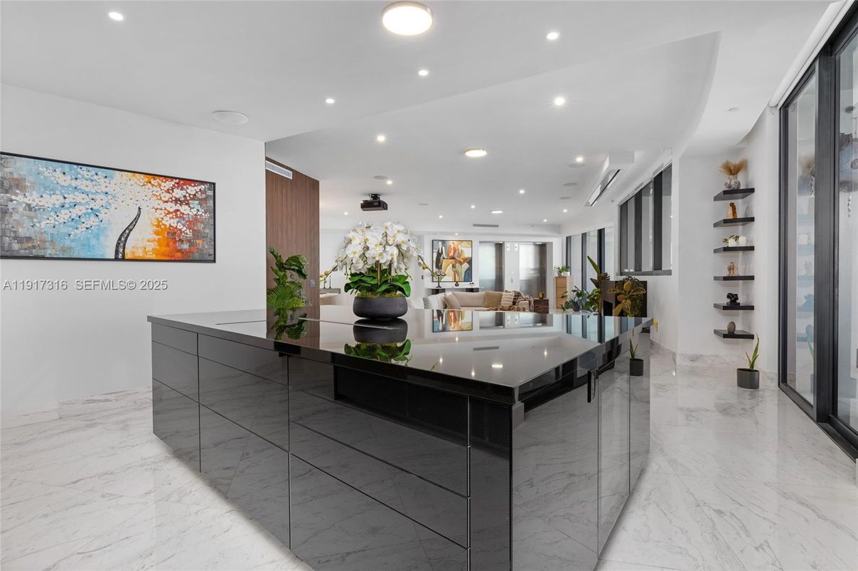 Interior, Marble, Recessed Lighting