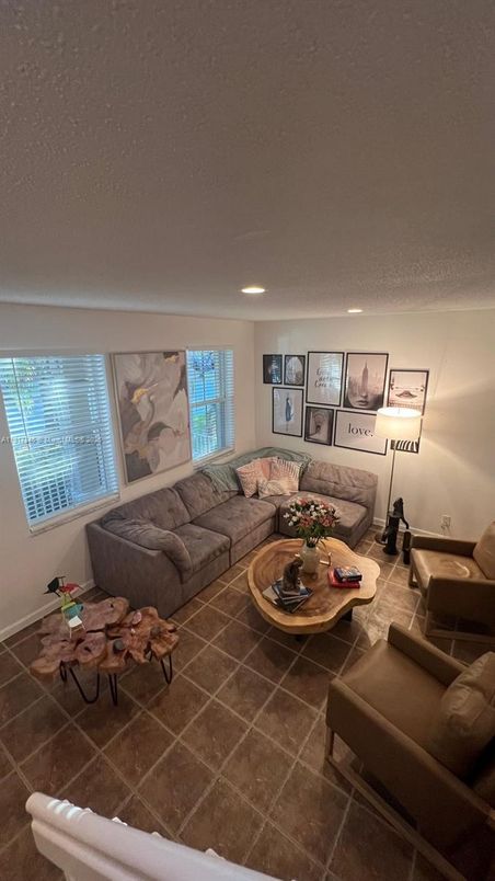 Interior, Living room, Recessed Lighting