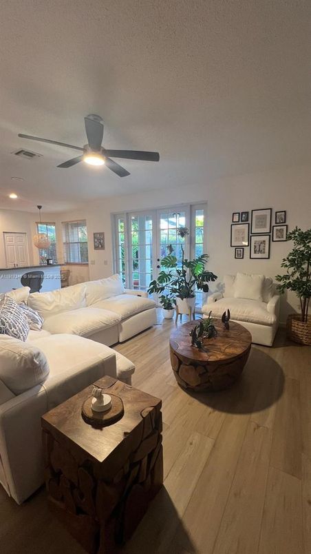 Dining room, Interior, Kitchen, Living room, Pendant Lights, Recessed Lighting, Wood Texture Flooring