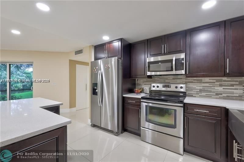 Interior, Kitchen, Recessed Lighting, Stainless Steel Appliances