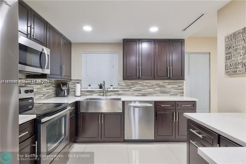 Interior, Kitchen, Recessed Lighting, Stainless Steel Appliances