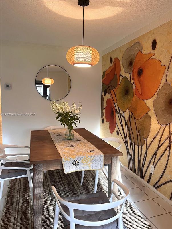 Dining room, Interior, Pendant Lights
