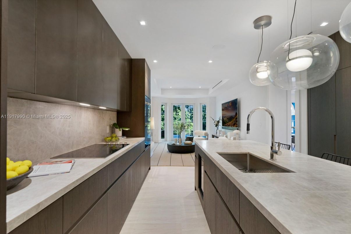 Interior, Kitchen, Pendant Lights, Recessed Lighting