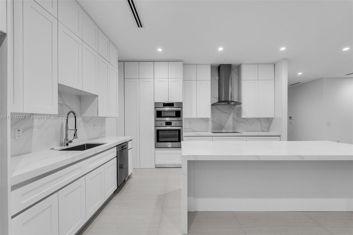 Interior, Kitchen, Recessed Lighting, Stainless Steel Appliances