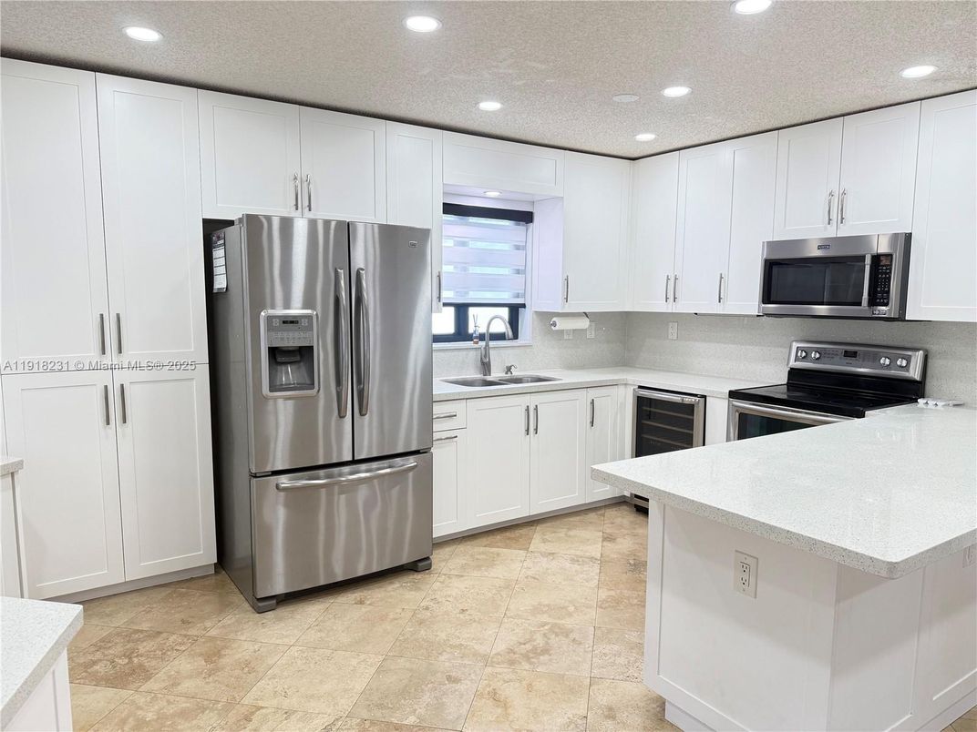 Interior, Kitchen, Recessed Lighting, Stainless Steel Appliances