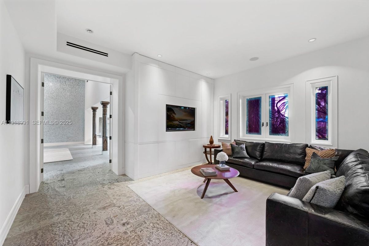 Interior, Living room, Recessed Lighting