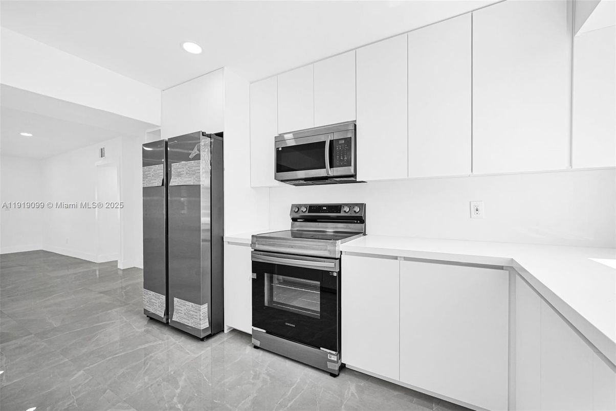 Interior, Kitchen, Recessed Lighting, Stainless Steel Appliances