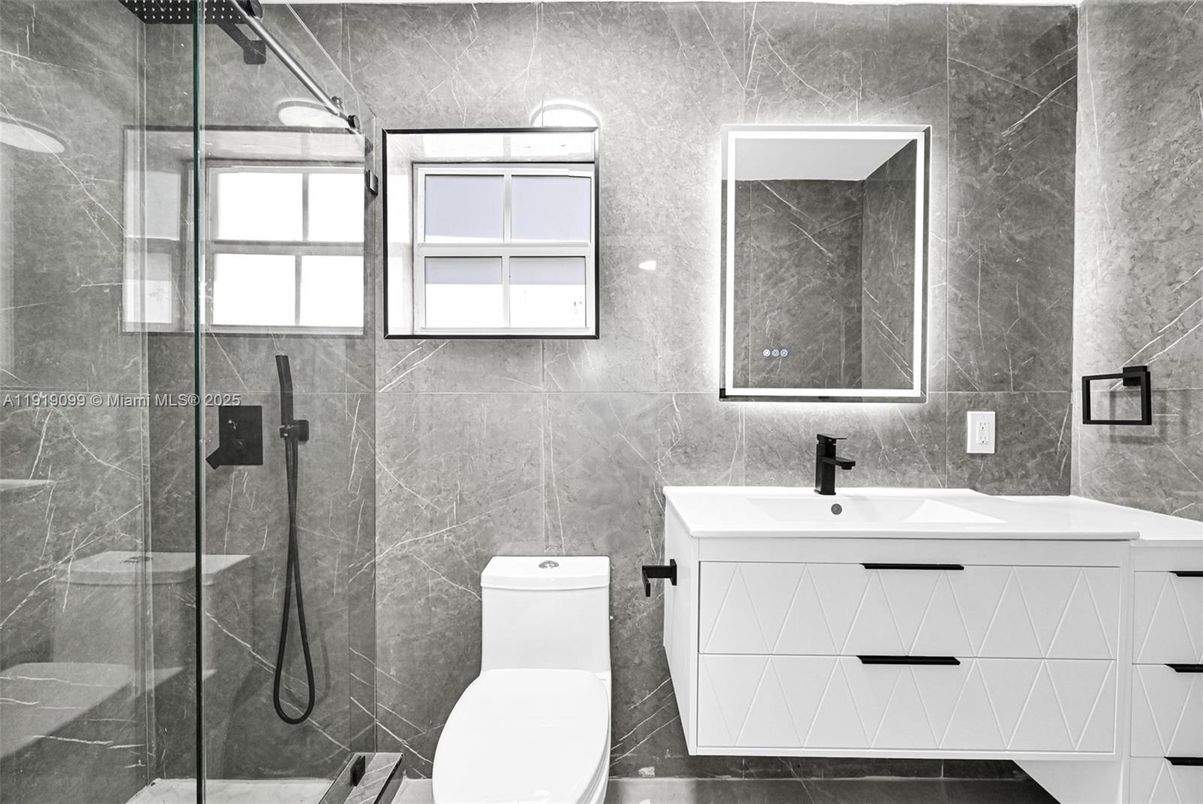 Bathroom, Glass Shower, Interior