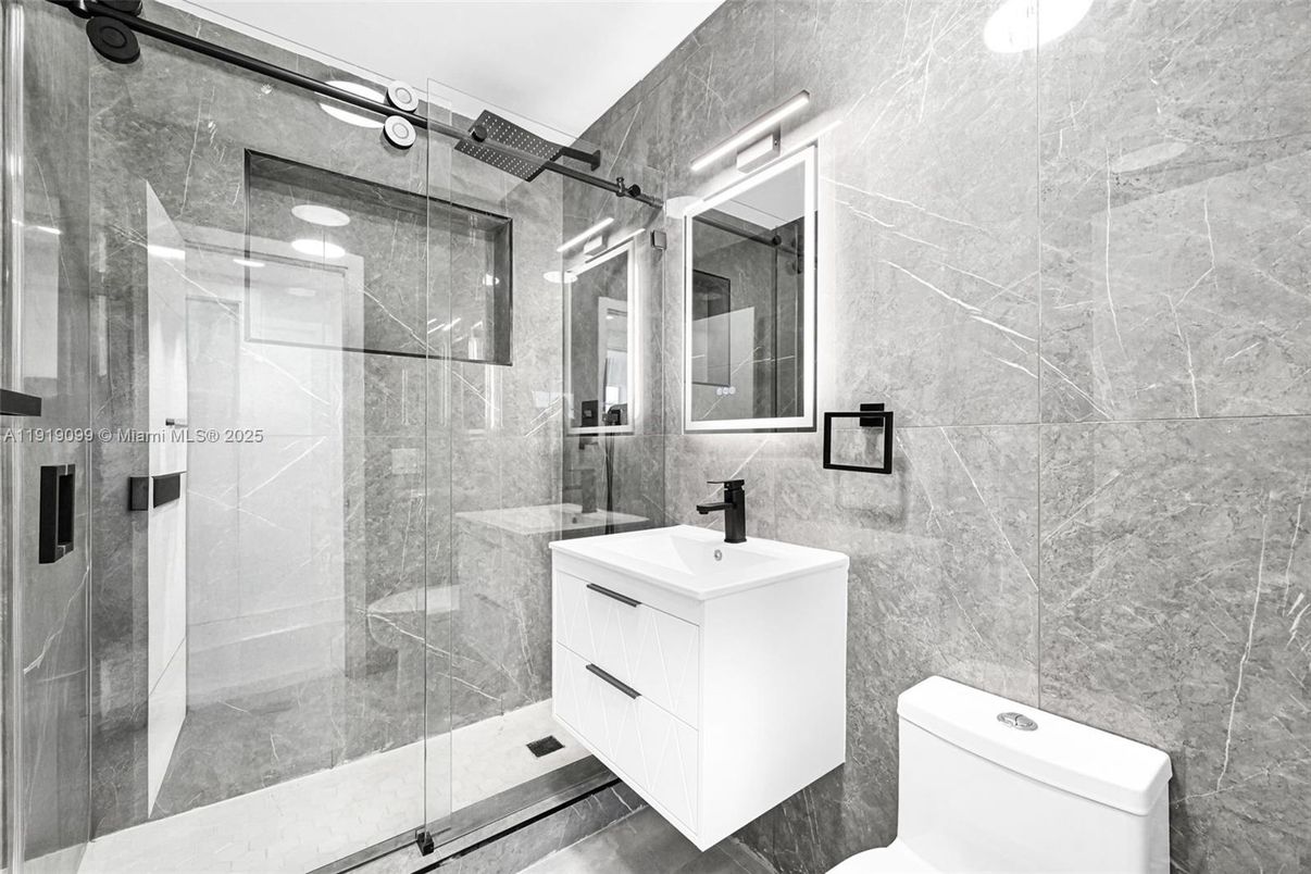 Bathroom, Glass Shower, Interior