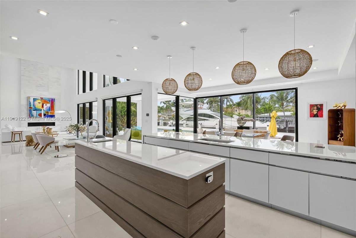Interior, Kitchen, Pendant Lights, Recessed Lighting