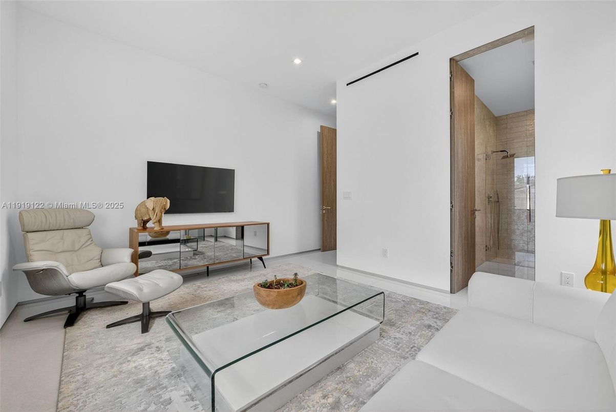 Interior, Living room, Recessed Lighting