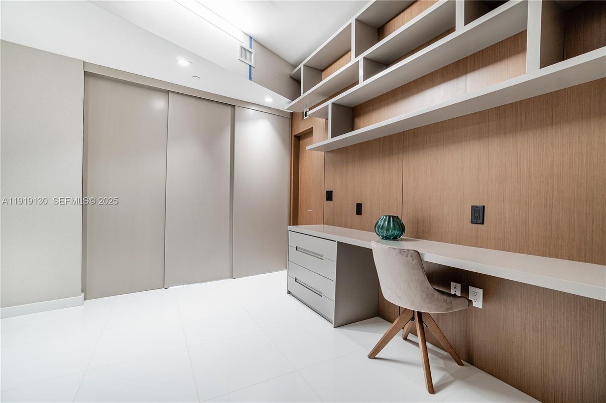 Home Office, Interior, Recessed Lighting