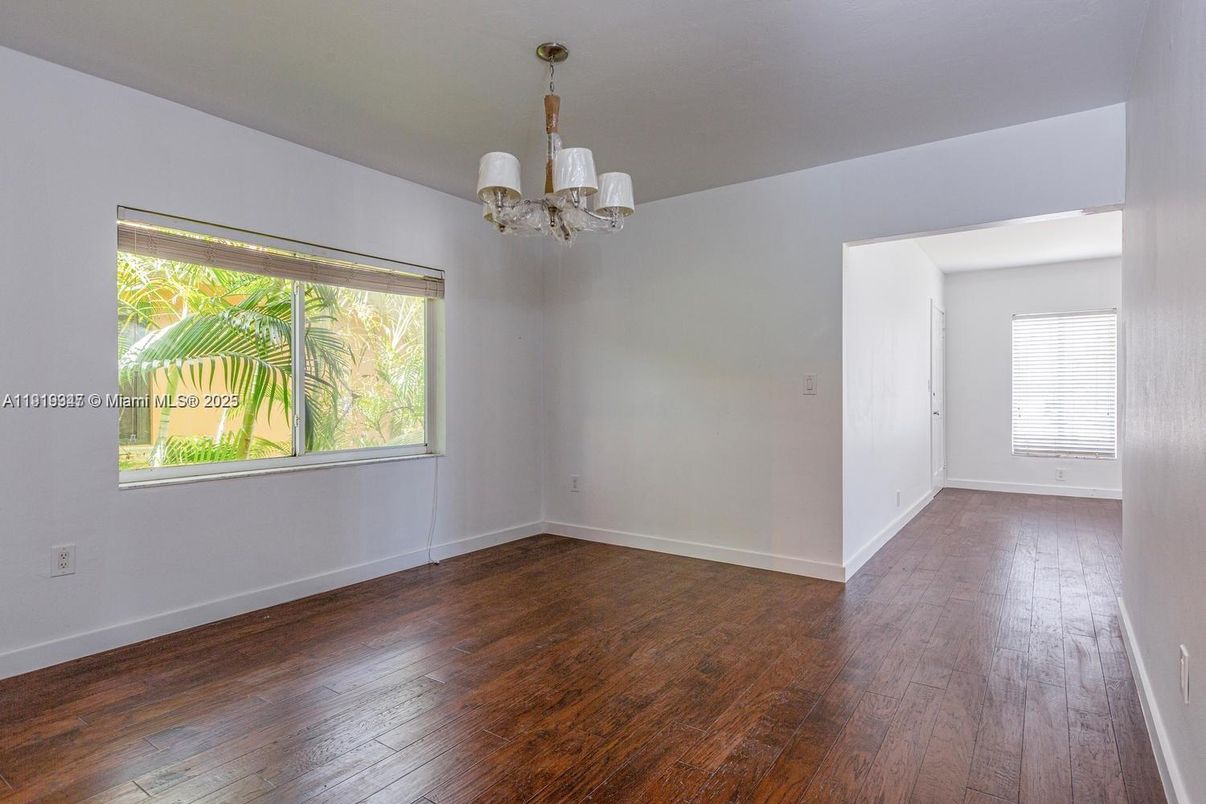 Chandelier, Empty room, Interior, Wood Texture Flooring