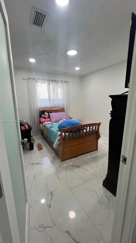 Bedroom, Interior, Marble, Recessed Lighting