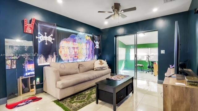 Interior, Living room, Recessed Lighting