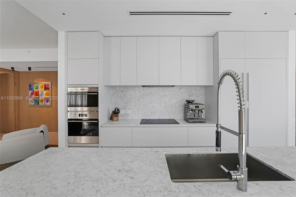 Interior, Kitchen, Marble, Stainless Steel Appliances