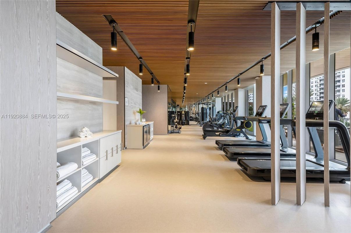 Fitness Equipment, Gym, Interior