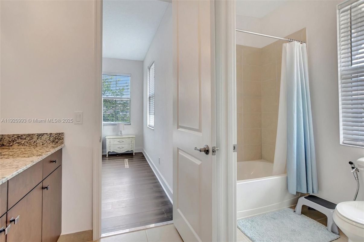 Bathroom, Interior, Wood Texture Flooring