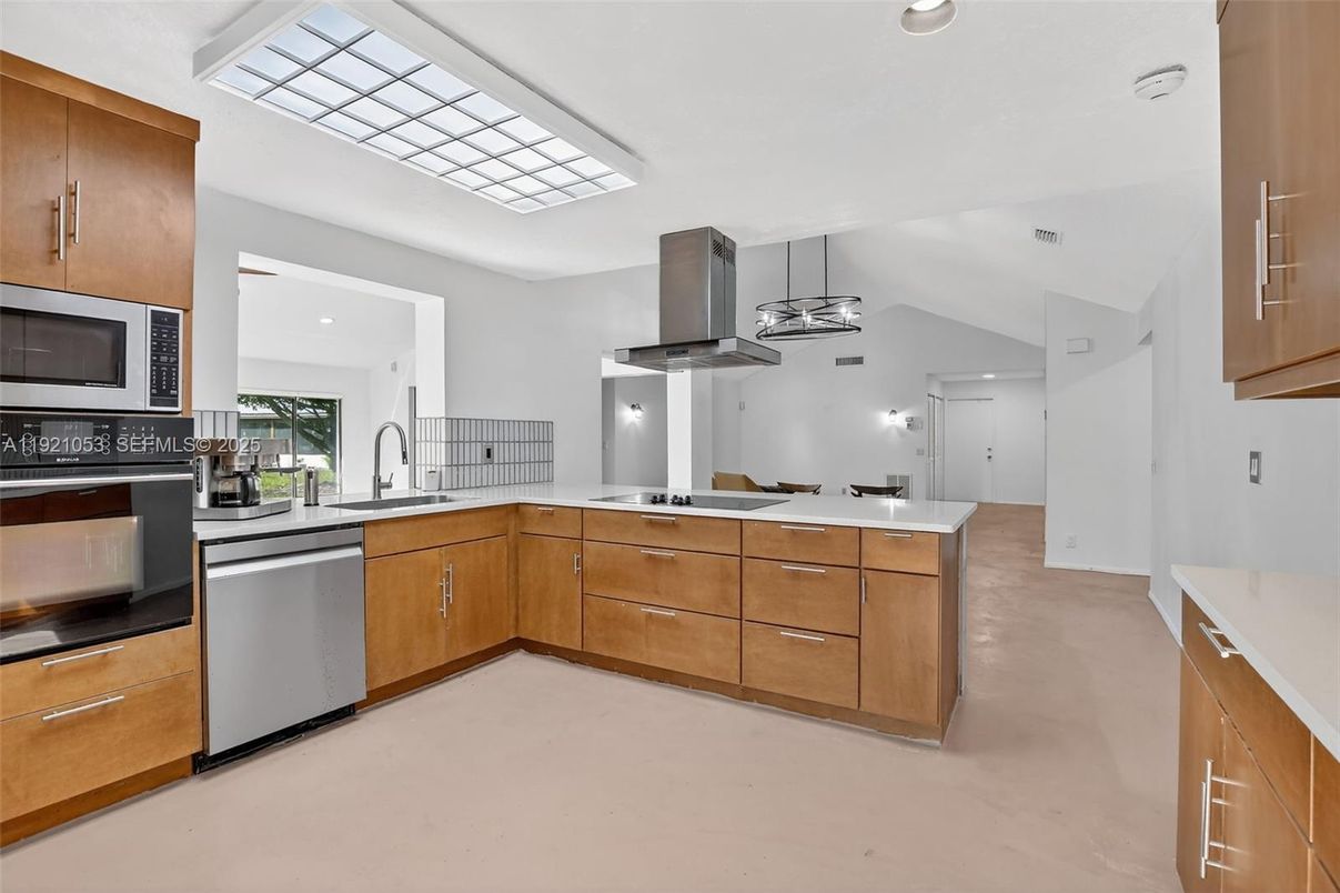 Interior, Kitchen, Recessed Lighting, Stainless Steel Appliances