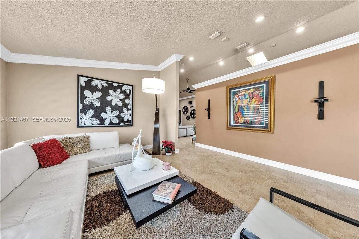 Interior, Living room, Recessed Lighting