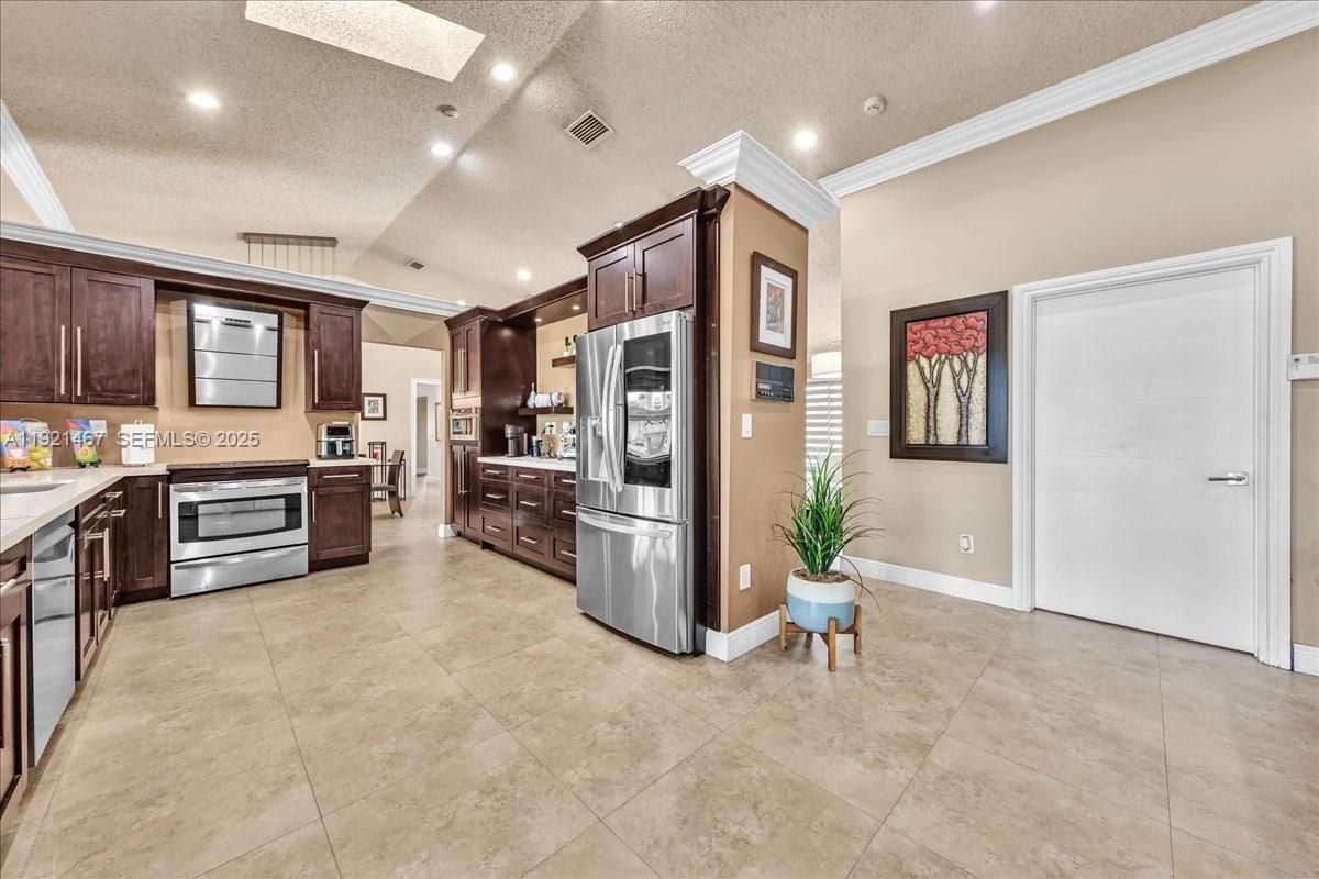 Interior, Kitchen, Recessed Lighting, Stainless Steel Appliances