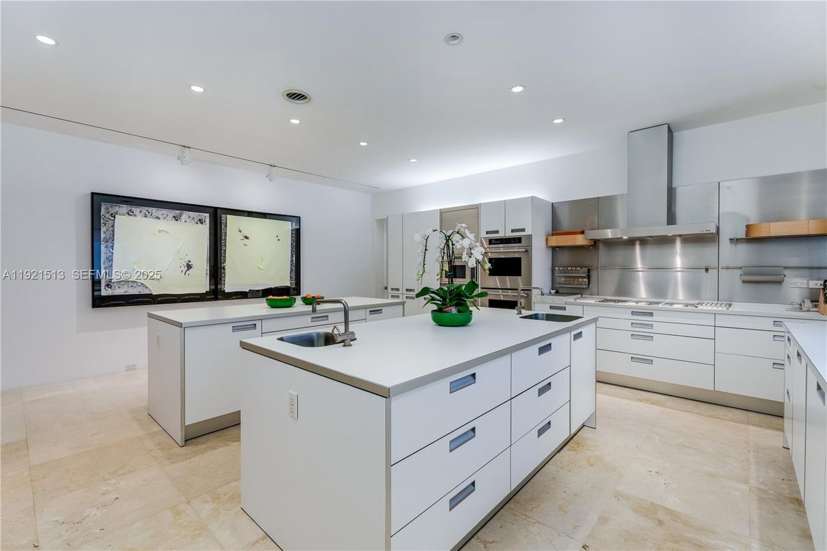 Interior, Kitchen, Recessed Lighting, Stainless Steel Appliances