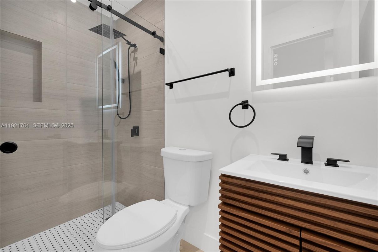 Bathroom, Glass Shower, Interior