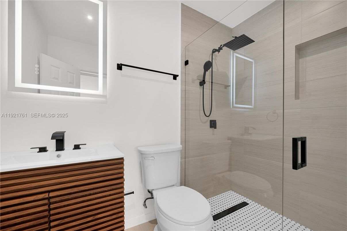 Bathroom, Glass Shower, Interior