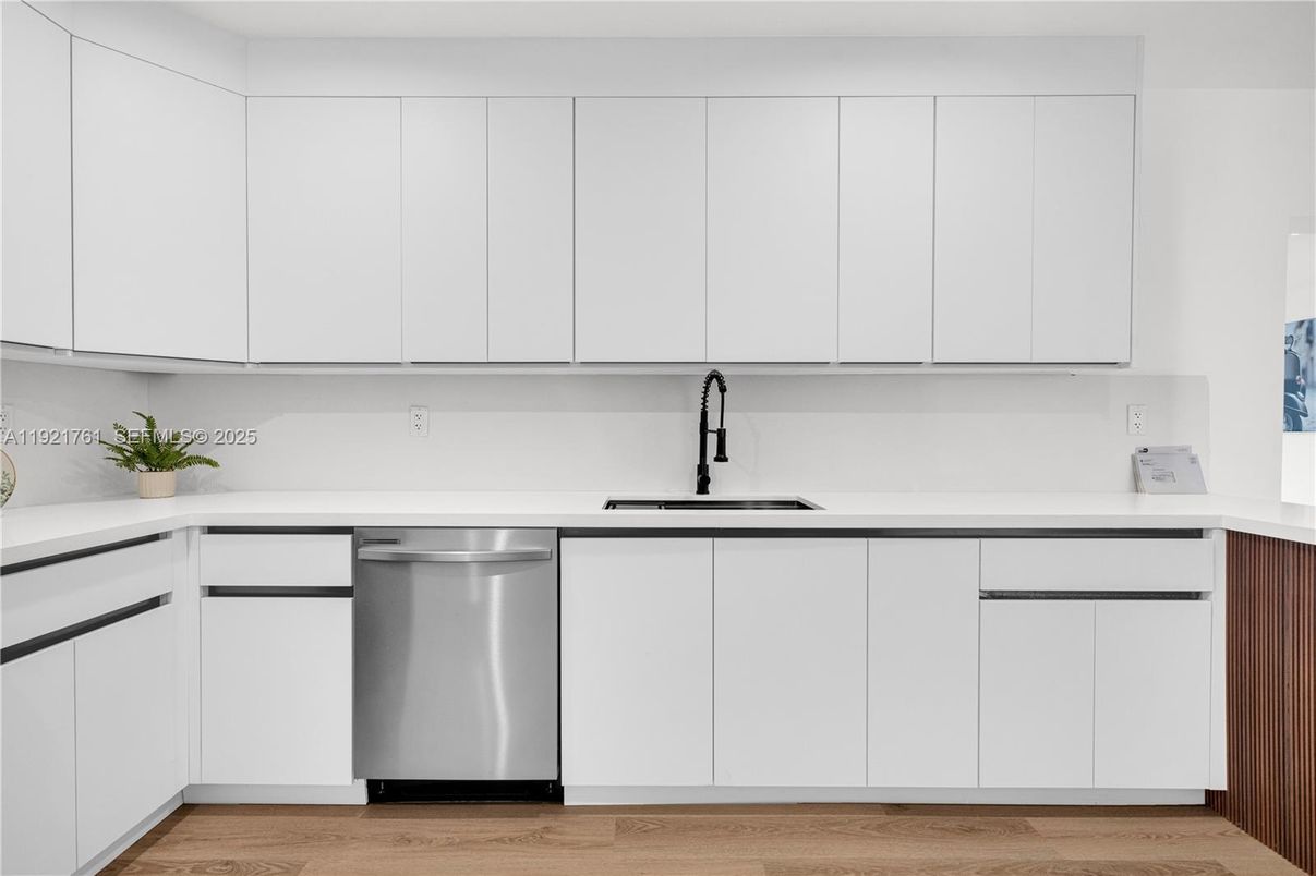 Interior, Kitchen, Wood Texture Flooring