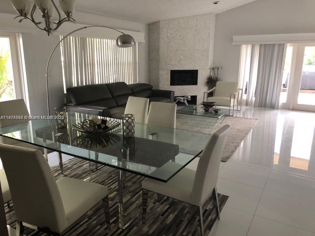 Dining room, Fireplace, Interior, Living room