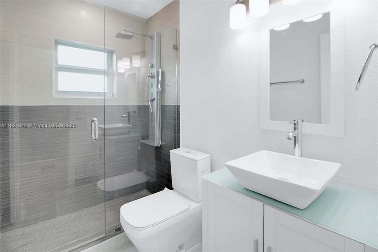 Bathroom, Glass Shower, Interior