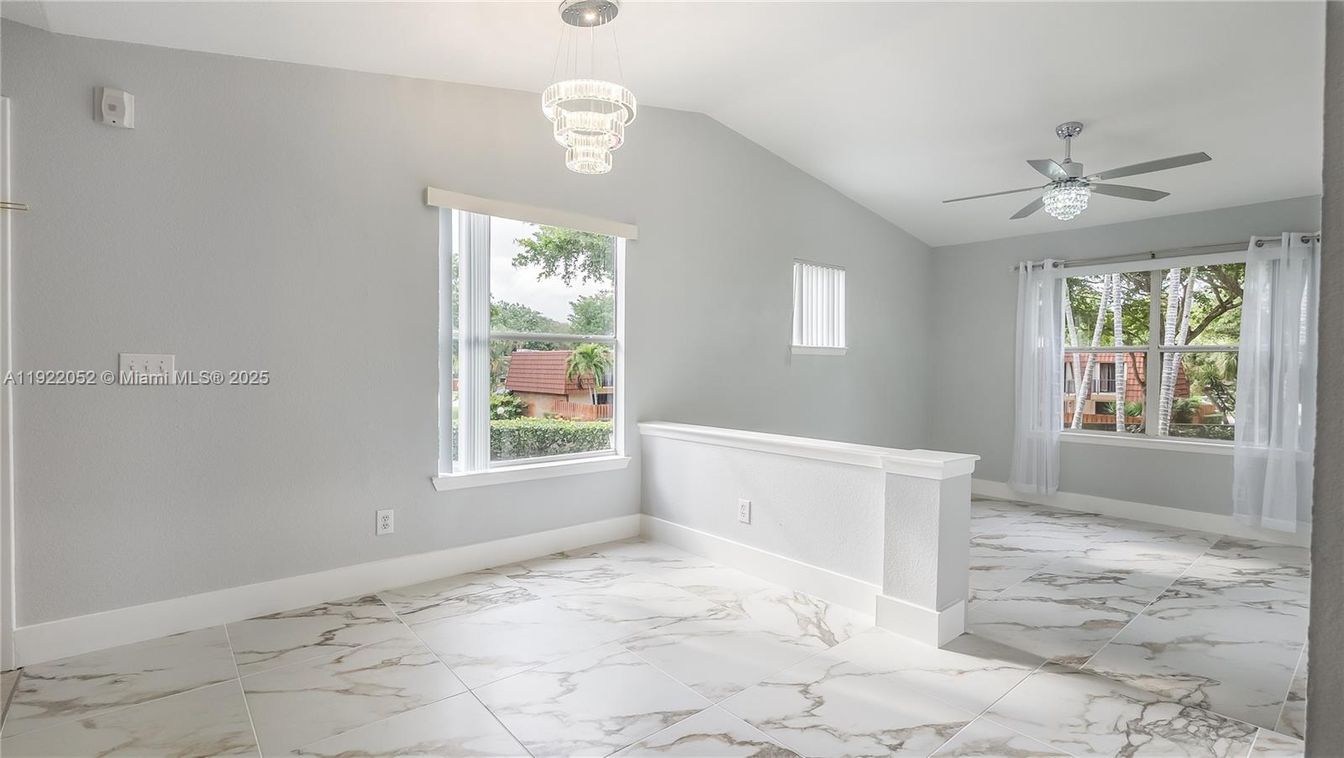 Empty room, Interior, Marble, Pendant Lights