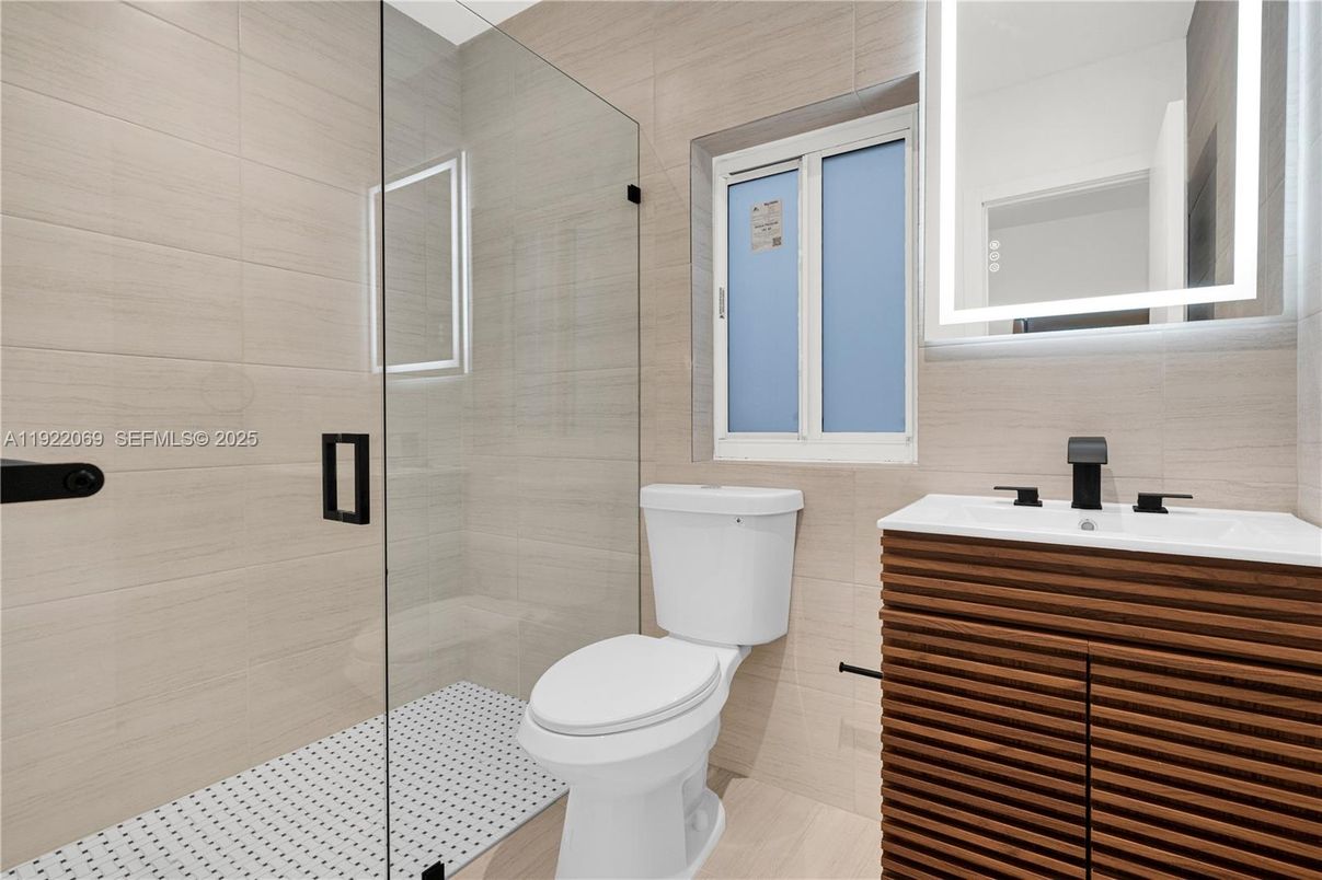 Bathroom, Glass Shower, Interior