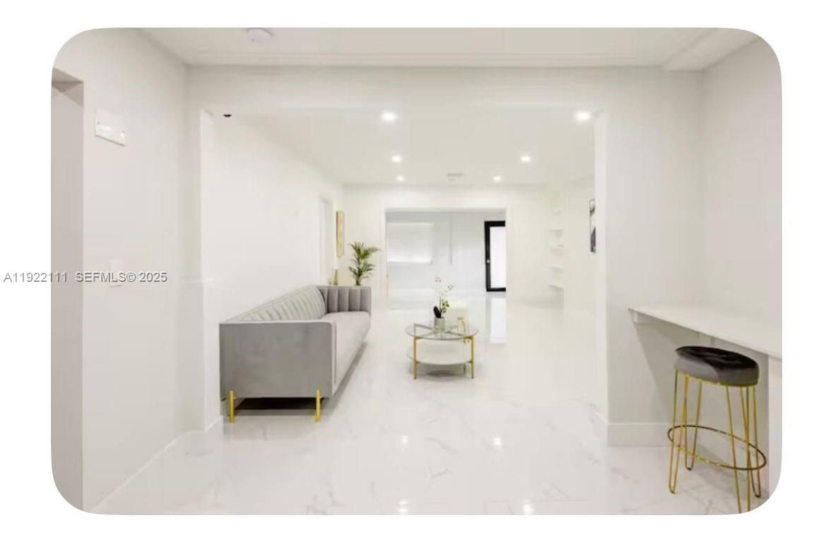 Interior, Living room, Marble, Recessed Lighting