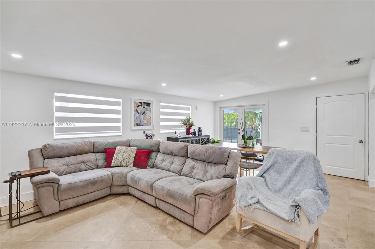 Interior, Living room, Recessed Lighting