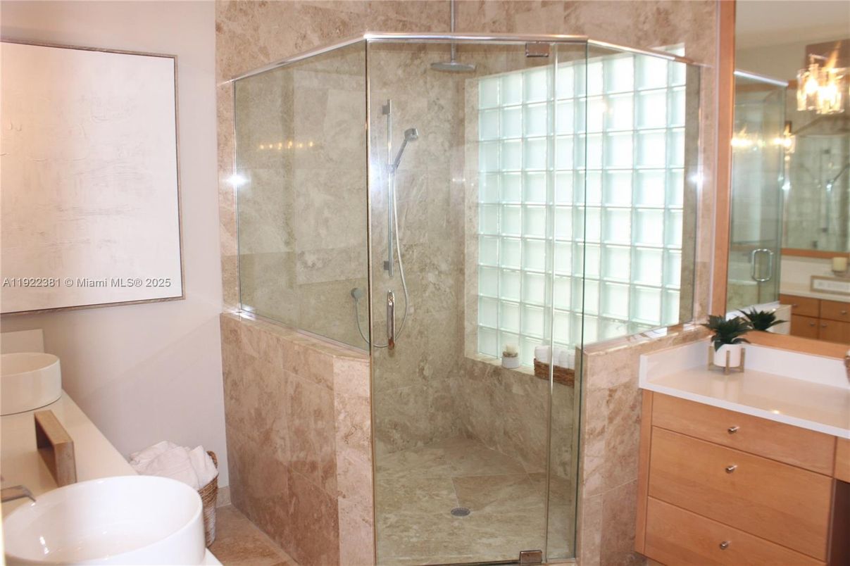 Bathroom, Glass Shower, Interior