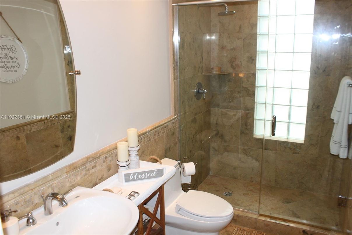 Bathroom, Glass Shower, Interior