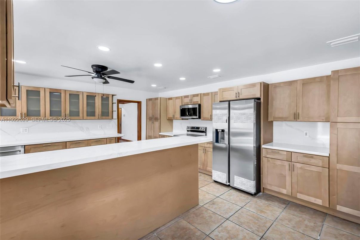 Interior, Kitchen, Recessed Lighting, Stainless Steel Appliances