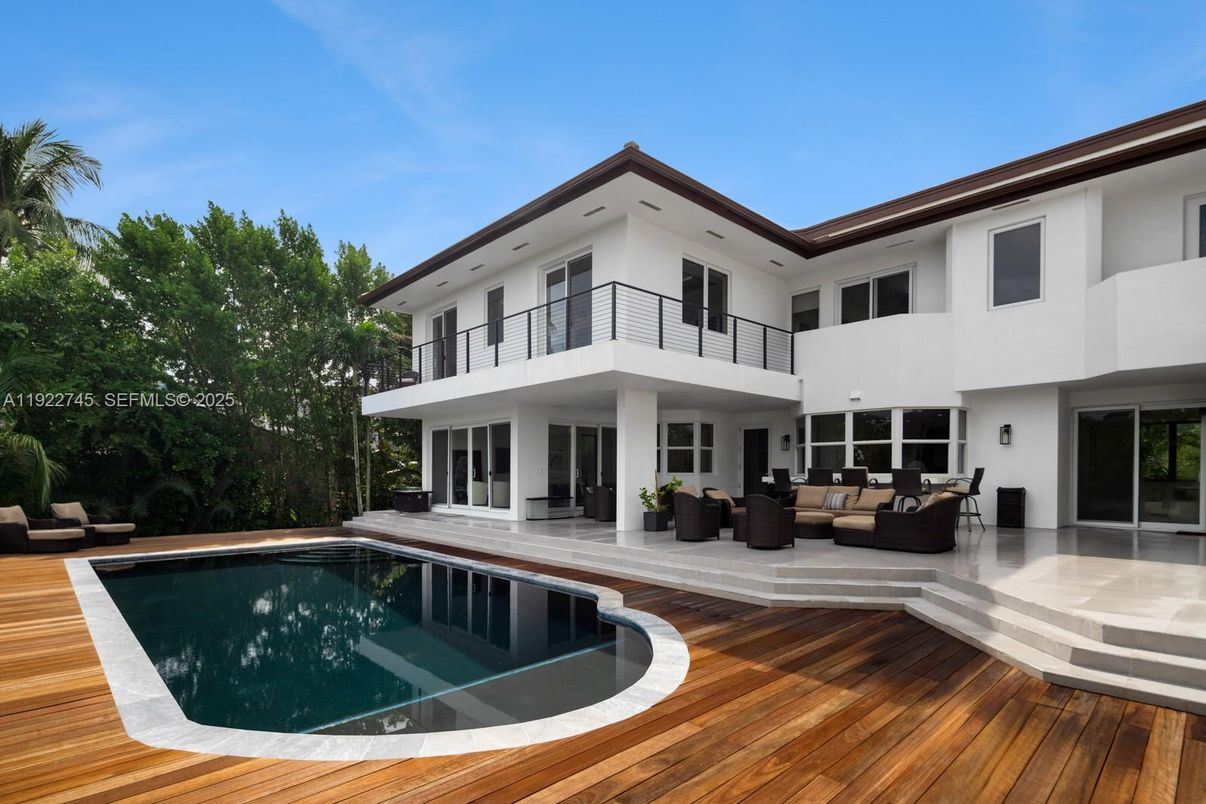 Exterior, Pool, Wood Texture Flooring