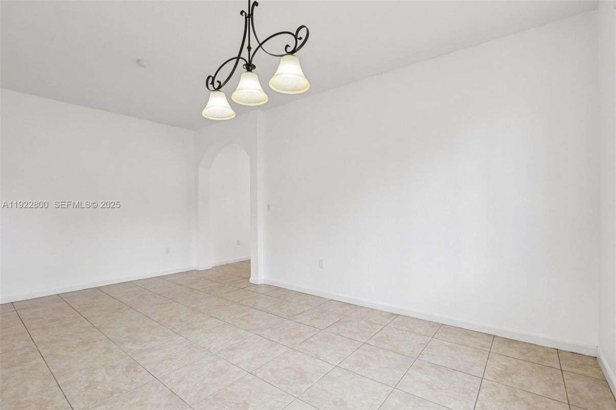 Chandelier, Empty room, Interior
