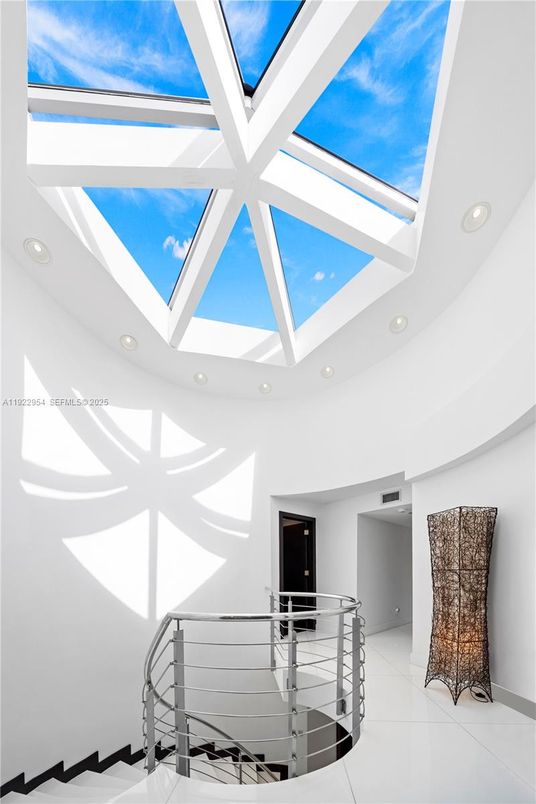 Glass Ceilings, Interior, Recessed Lighting