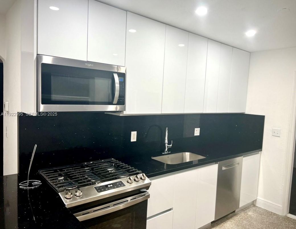 Interior, Kitchen, Recessed Lighting, Stainless Steel Appliances